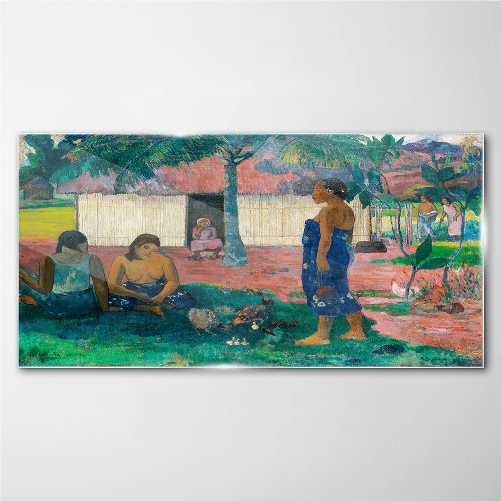 PL Coloray Obraz na Szkle Dlaczego jesteś zły Gauguin 120x60cm