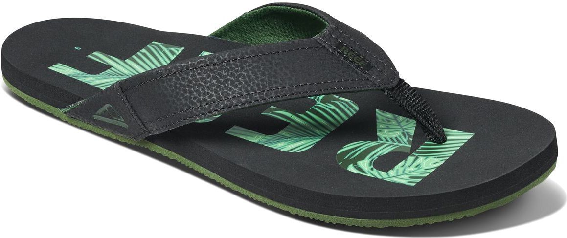 Reef japonki męskie NEWPORT PRINTS Palms Black