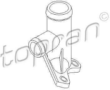 TOPRAN Króciec układu chłodzenia TOPRAN 100 260