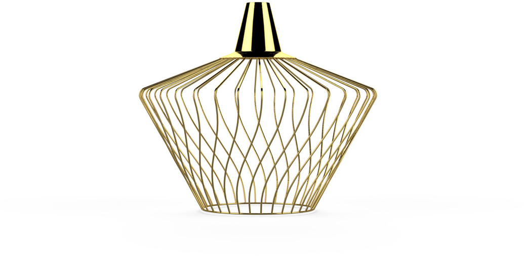 Nowodvorski Klosz CAMELEON WAVE GOLD S 8604