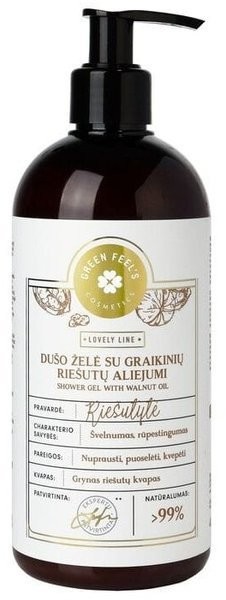 Green Feel's Green Feels Green Feels Żel pod prysznic z olejem z orzechów włoskich 400ml 53661-uniw