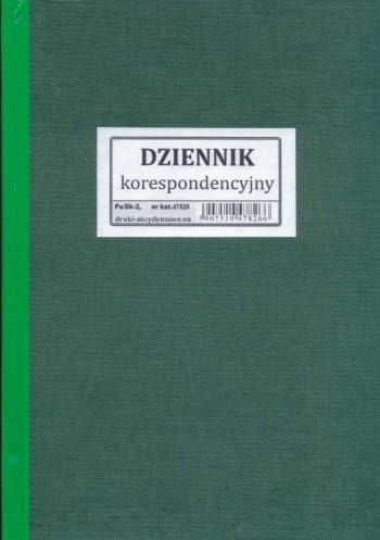Firma krajewski Dziennik korespondencyjny [Pu/Dk-2] Pu/Dk-2