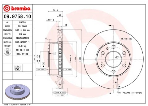 BREMBO 09.9758.10