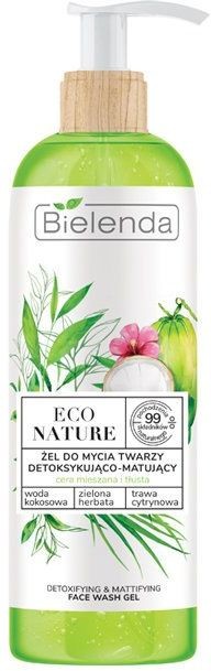 Bielenda BIELENDA ECO NATURE ŻEL DO MYCIA TWARZY DETOKSYKUJĄCO-MATUJĄCY 200G