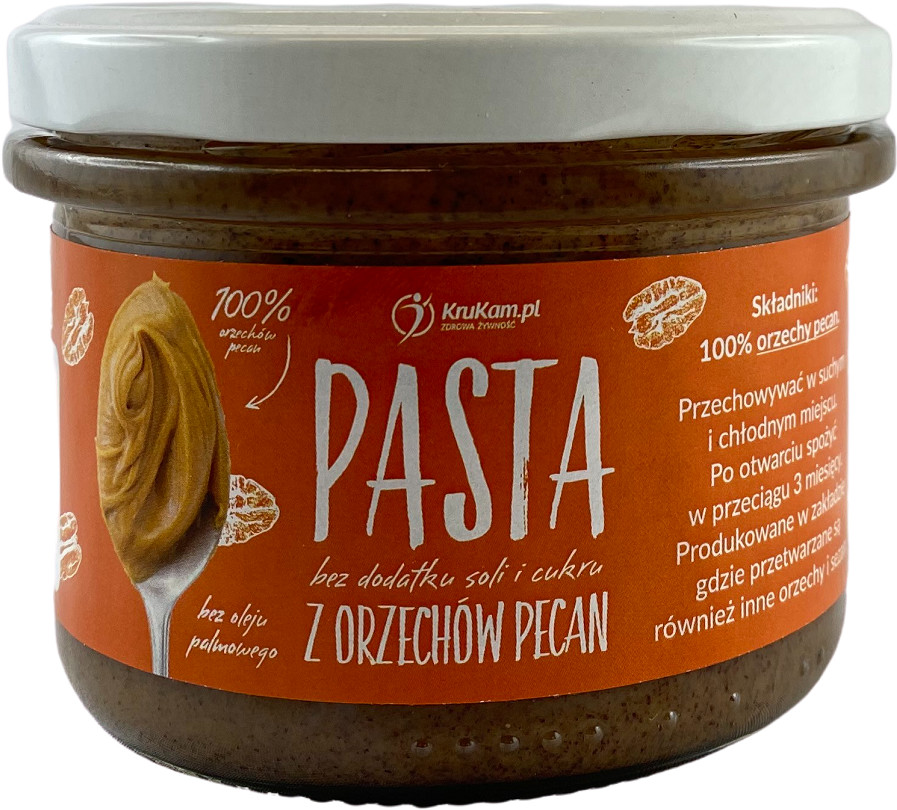 KruKam Pasta z orzechów pecan 150g
