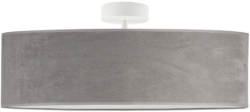 LYSNE Plafoniera sufitowa WENECJA VELVET fi 60 cm kolor szary 14527V/19 kolor szary