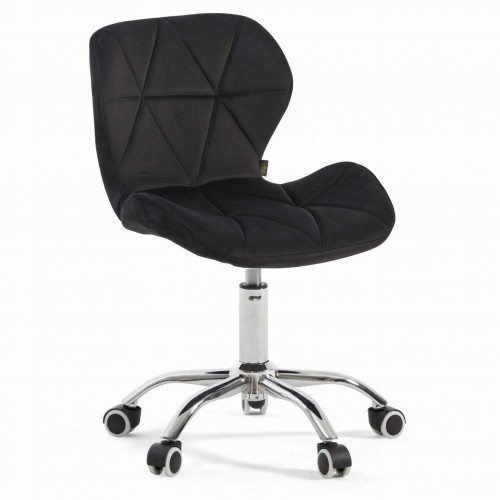 EMWOmeble (MUF) Krzesło obrotowe czarne ART118S / welur #66 99422494137
