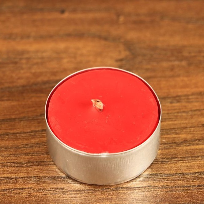 Magoi Agni Tealight - czerwona świeca z wosku (herbaciarka) 6 sztuk drim79kpl