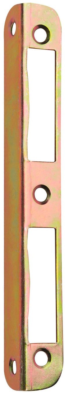 Domino Zaczep kątowy długi ocynk złoty