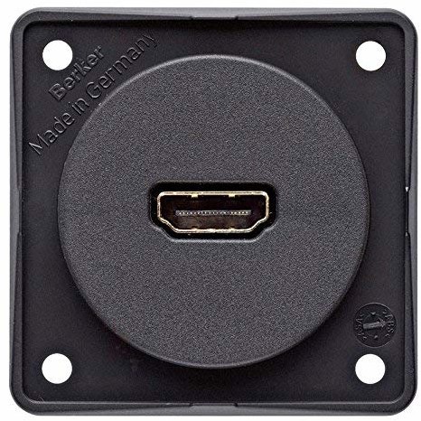 Berker gniazdo HDMI Integro antracyt matowy luzem
