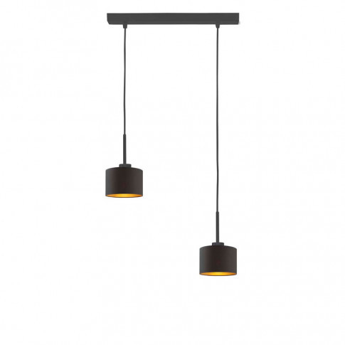 Nowoczesna lampa wisząca nad stół na czarnym stelażu - F9-Z33