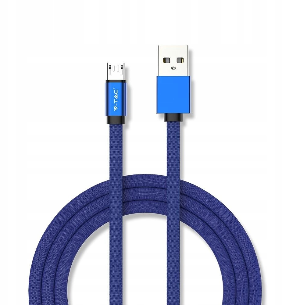 Przewód Kabel Usb Micro 1M Niebieski -Seria Ruby
