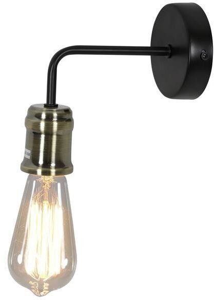 Candellux GOLDIE LAMPA KINKIET 1X60W E27 CZARNY+PATYNA (Z ŻARÓWKĄ 3030948) 5906714856160