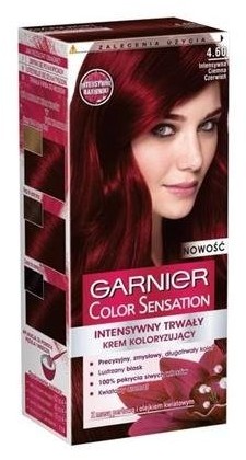 Garnier Color Sensation farba do włosów 4.60 Intensywna ciemna czerwień 1szt 66656-uniw