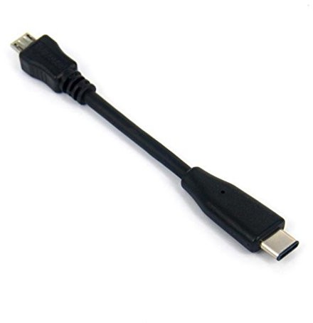 System-S USB Type C 3.1 do kabla micro USB 2.0 OTG Host Adapter On the Go Host 10 cm w kolorze czarnym