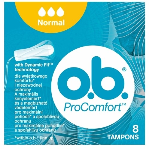 Johnson&Johnson Tampony higieniczne O.B. ProComfort Normal x8 sztuk