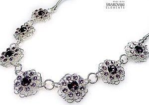 Swarovski Arande piękny naszyjnik AMETHYST FEELING GLOSS 1451129402