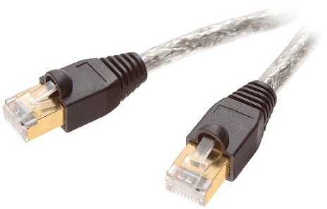 Vivanco CAT 6 Netzwerkkabel 1: 1, do łączenia sprzętu z pozłacanymi stykami i podwójnie ekranowany, wtyczka RJ45 Przezroczysty, biały 2 m 4008928453003