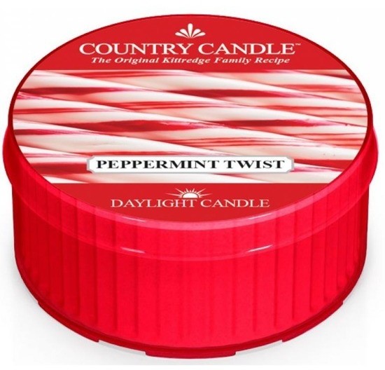 Kringle Candle candle COUNTRY CANDLE ŚWIECA ZAPACHOWA 35G PEPPERMINT TWIST