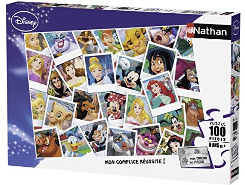 Nathan Puzzle 86737, motyw Disney w biegach czasów, 100 części 86737