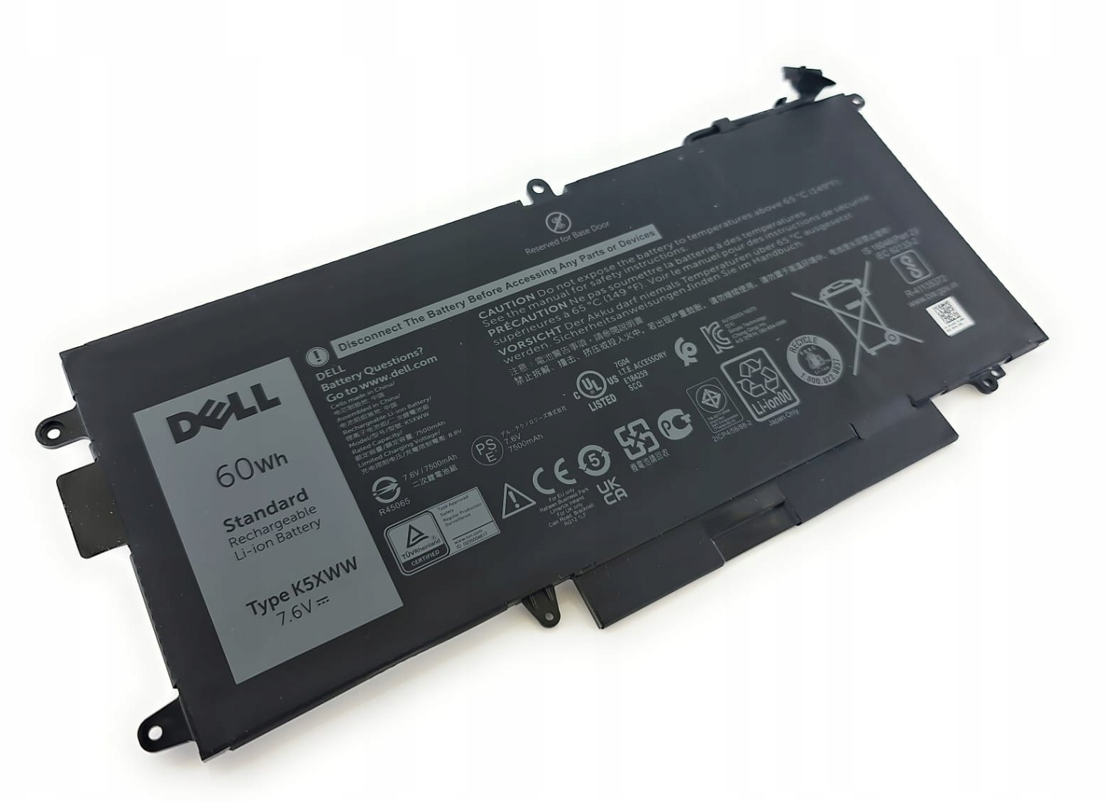 Dell oryginalna 60Wh 4C K5XWW Latitude 5289 2-in-1