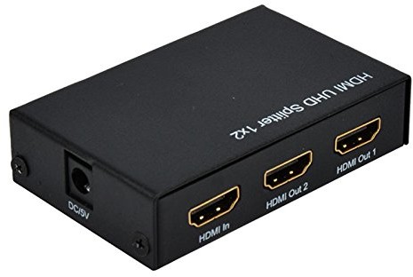 Rotronic ROLINE 14013585 HDMI Video-Splitter, 4 K, 2-krotnie Czarny 14013585