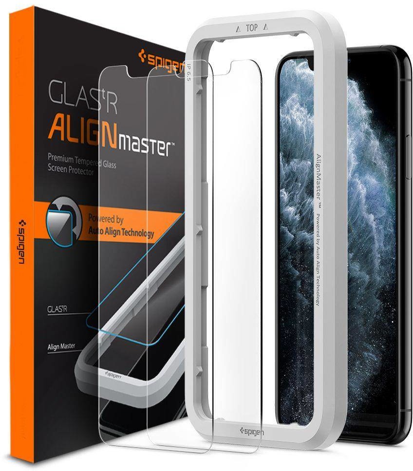 Spigen SZKŁO HARTOWANE ALM GLAS.TR SLIM 2-PACK IPHONE 11 fd-13658-0