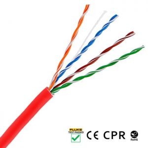 LANBERG Wewnętrzny kabel LAN skrętka UTP CAT.5E LCU5-12CU-0305-R AUTORYZOWANY DYSTRUBUTOR LCU5-12CU-0305-R