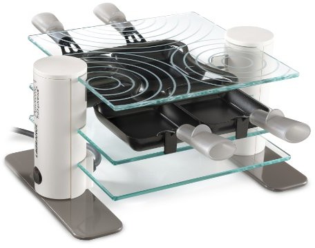 LA GRANGE LAGRANGE 009 404 raclette transparence, 600 W, dla 4 osób, kremowy 009 404