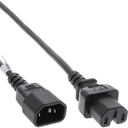 InLine Kabel zasilający Kabel zasilający przedłużacz C15 prosty - C14 soc (16811)