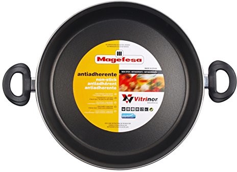 Magefesa megafesa 01101902  patelnia Paella, średnica 34 cm, w kolorze czarnym szkło 1107188