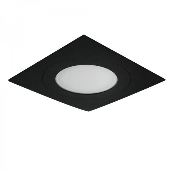 Light&More OPRAWA HALOGENOWA LED WPUSZCZANA OCZKO LAMPA 18 CM ALUMINIUM CZARNY GU10 ES111 HERMETYCZNA LM 621/1 WH IP44 LM 621/1 BK IP44