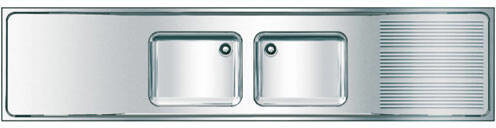 Franke Zlewozmywak przemysłowy MAXS222-260