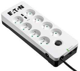Eaton Ochrona przed przepięciami Protection Box 8 x zásuvka 2x USB PB8TUF) Biała