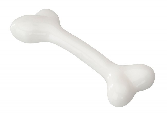 EBI Kość waniliowa Rubber Bone z gumy biała [rozmiar S] 14,75cm PEBI009