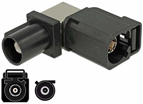 Delock Adapter FAKRA A-BU 90° kątowy > FAKRA A-St 89857