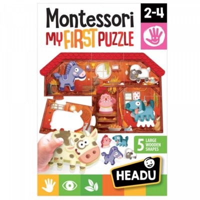 Russell Układanka HEADU Montessori Moje pierwsze puzzle Farma  OD 199 ZŁ! GXP-647224