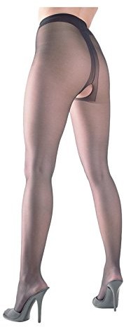 Cottelli Collection Rajstopy Leila czarne  m  czarny 25100571031