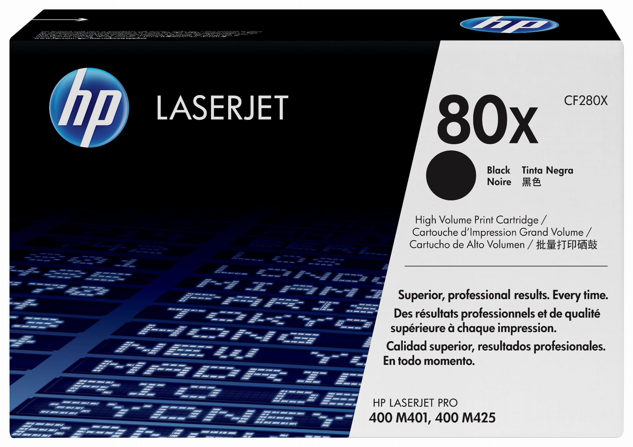 Hewlett-Packard Toner HP CF280X oryginał HP80X HP 80X 6900 stron czarny)