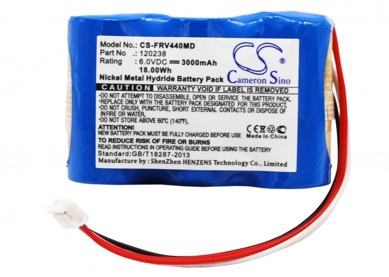 Cameron Sino Fresenius Infusionspump MCM440 OT 120238 3000mAh 18.00Wh Ni-MH 6.0V Cameron Sino)