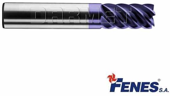 FENES Frez do obróbki materiałów trudnoskrawalnych HARRDEN-312, VHM TiAIN - 8MM - 0641-512-785-045