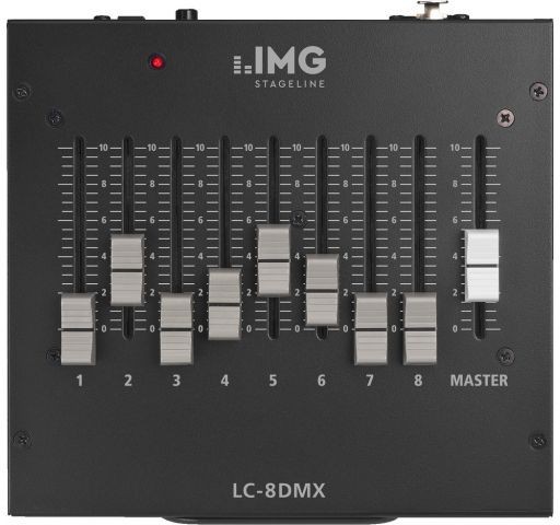 IMG Stage Line IMG STAGELINE LC-8DMX - Kompaktowy kontroler DMX