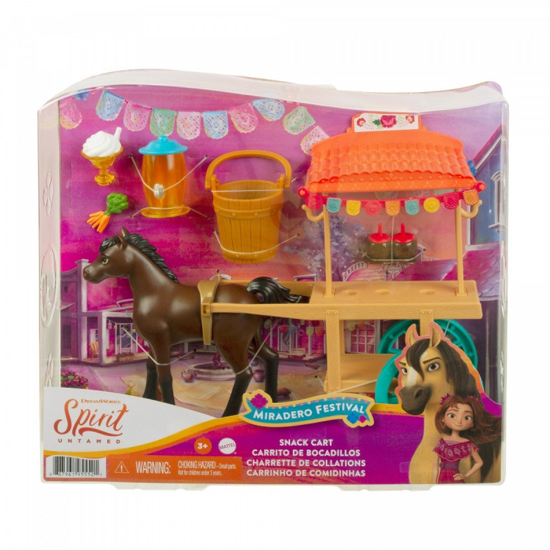 Mattel Zestaw figurek Mustang Festiwal Stoisko z przekąskami  GXF69