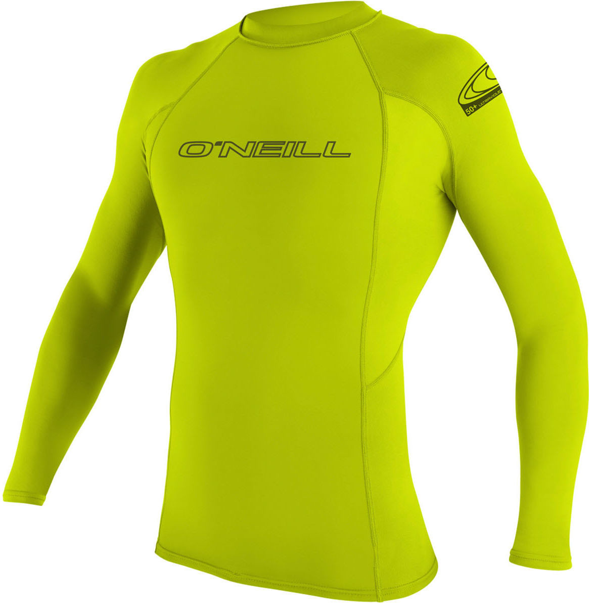 pianka O''Neill Basic Skins L/s Rash Guard lime 5051678331595