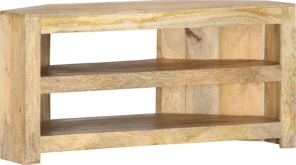 vidaXL Narożna szafka pod TV 90x45x45 cm lite drewno mango 286382