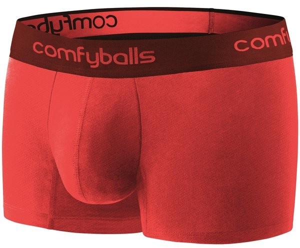 ComfyBalls COMFYBALLS Bokserki do biegania REGULAR PERFORMANCE SUPERLIGHT czerwone