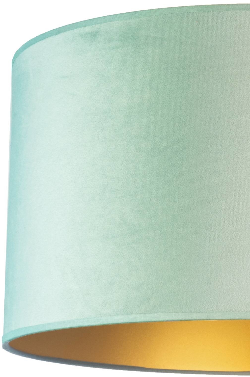 Euluna Lampa stołowa Golden Roller 30 cm miętowa/złota