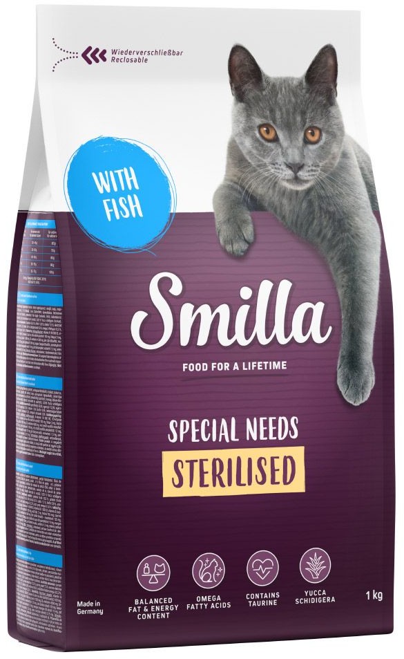 Smilla Adult Sterilised, ryba - 10 kg