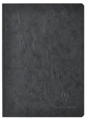 Clairefontaine 795461 °C zeszyt (kolorowania Age Bag, DIN A5 14,8 x 21 cm, 96 arkuszy, 90 G, linie) Czarny 795461C