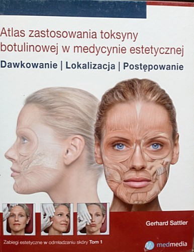 Atlas zastosowania toksyny botulinowej w medycynie estetycznej. Dawkowanie, miejsca iniekcji, stosowanie 11-0011